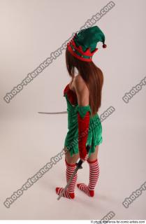 VERONIKA ELF FITGHTING WITH KATANAS